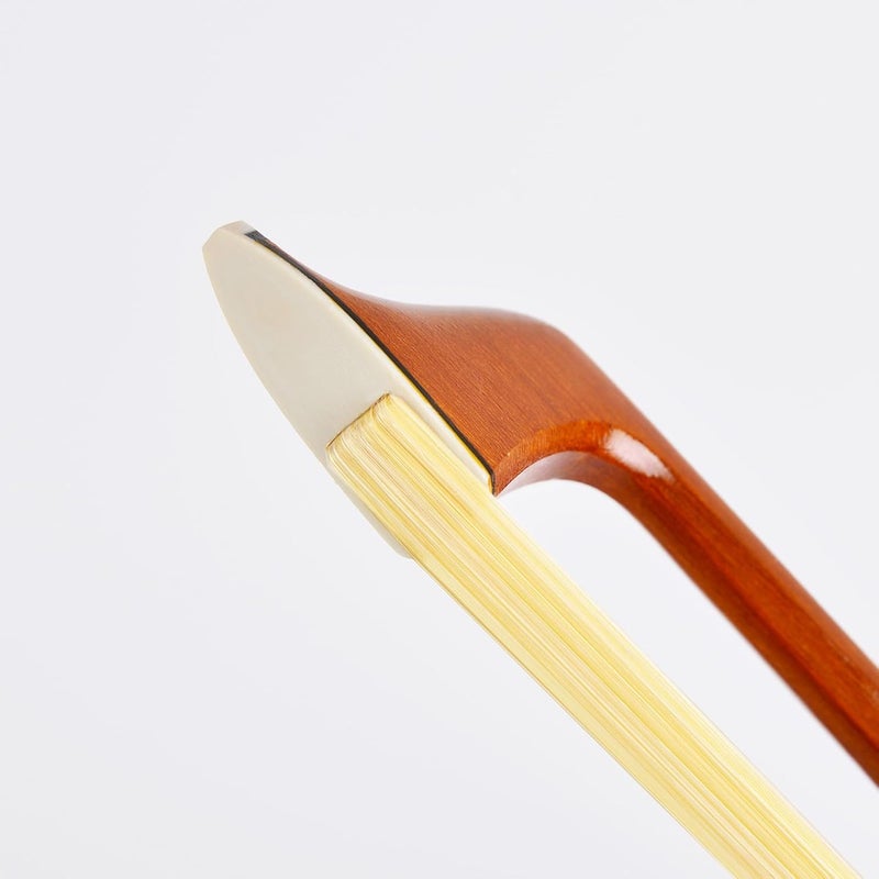 WinsterBow Brazilwood Ebony Violin Viola Cello Bow Full Size Ebony Frog with Natural Horsehair (Violin bow 1/10) - Image 4